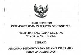 Peraturan Kalurahan Kemejing No 10 Tahun 2025_APBKal 2026
